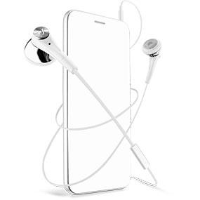 CELLULARLINE Auricolari in-ear Cellular Line Firefly bianco